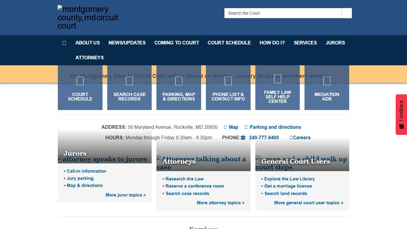 Home - Montgomery County, MD Circuit Court
